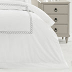 Cleopatra 200TC 100% Cotton Embroidered Duvet Cover Set