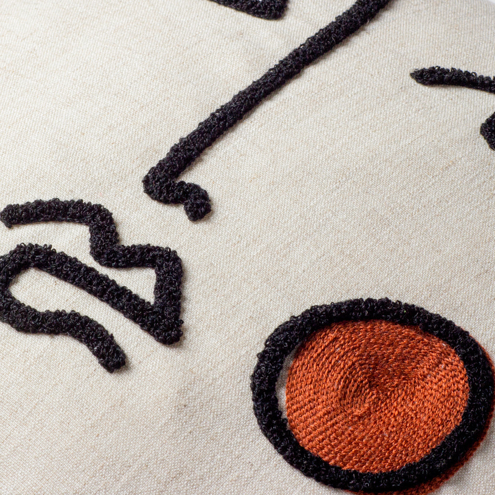 Cleo Linear Woven Cushion