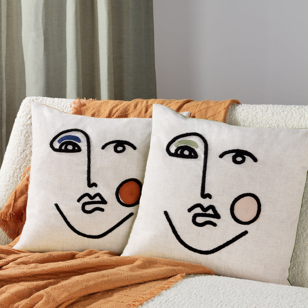 Cleo Linear Woven Cushion