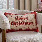 Candy Merry Christmas Tufted Cushion
