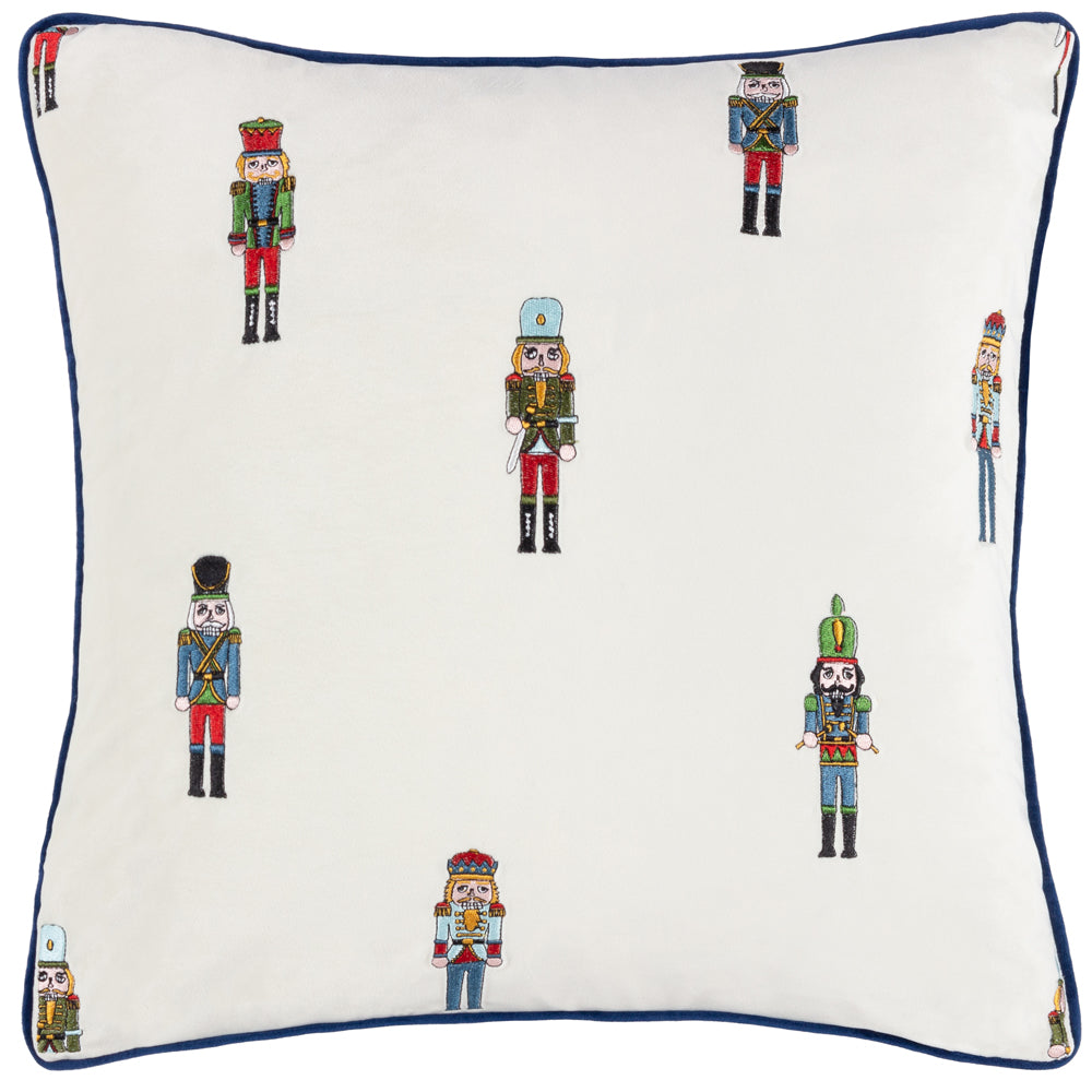Nutcracker Christmas Cushion Cream