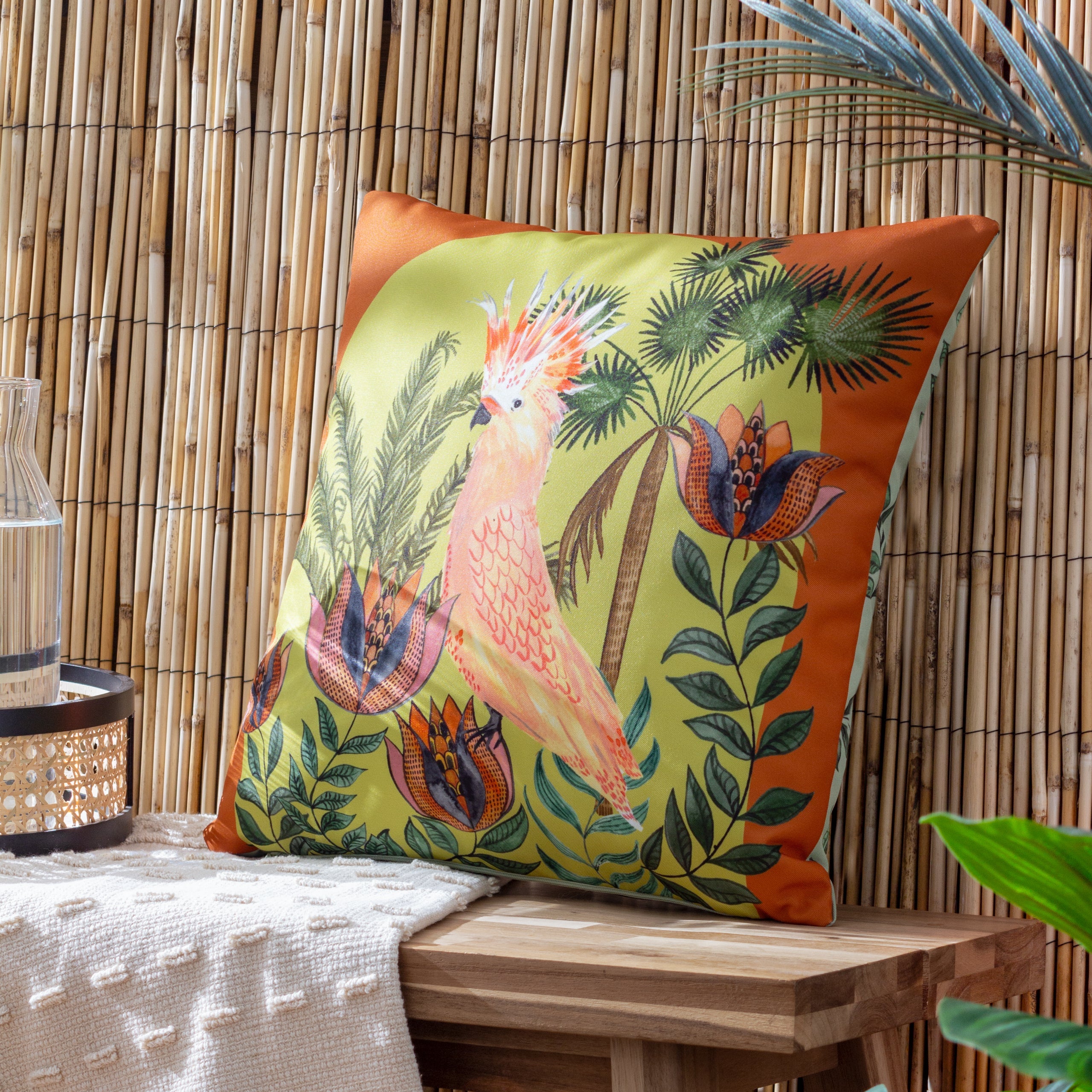 Cockatoo Outdoor Cushion