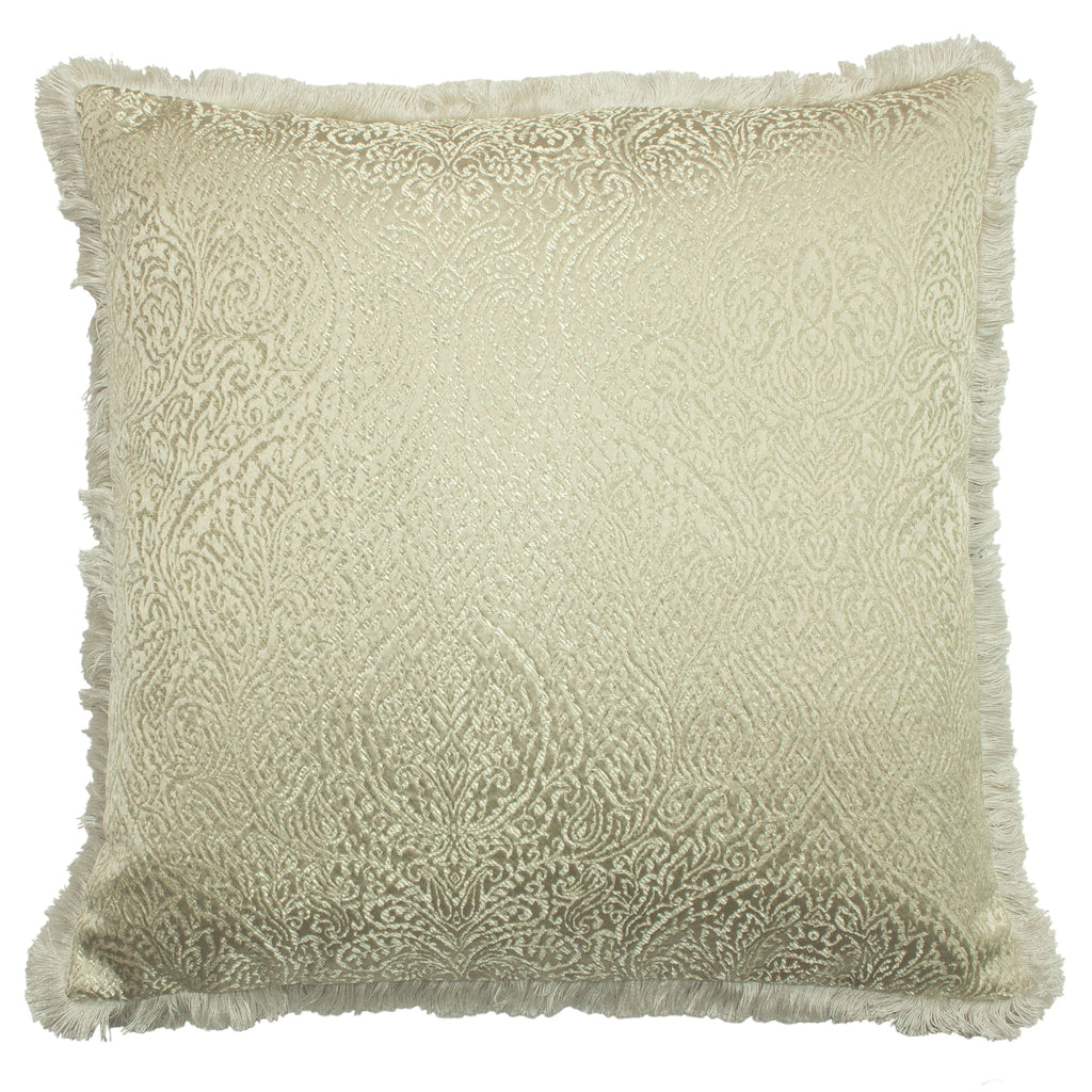 Coco Jacquard Fringed Cushion