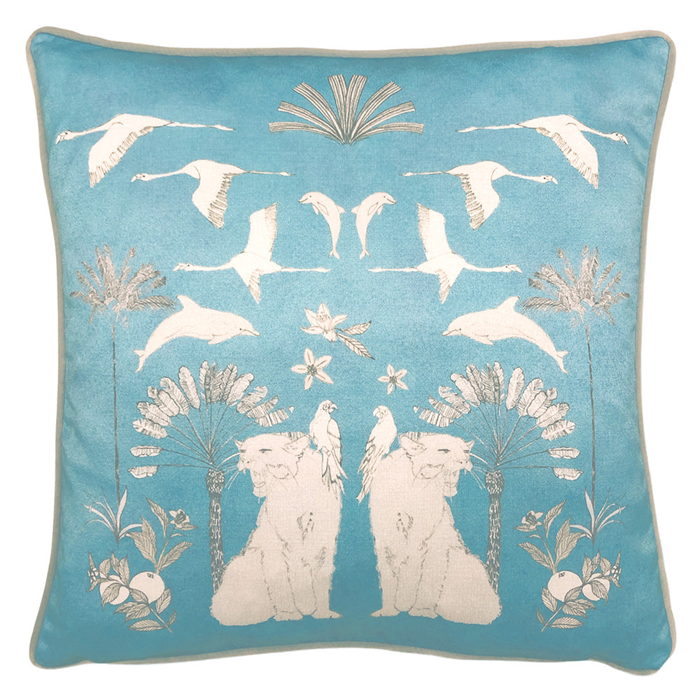 Colony Palm Botanical Cushion