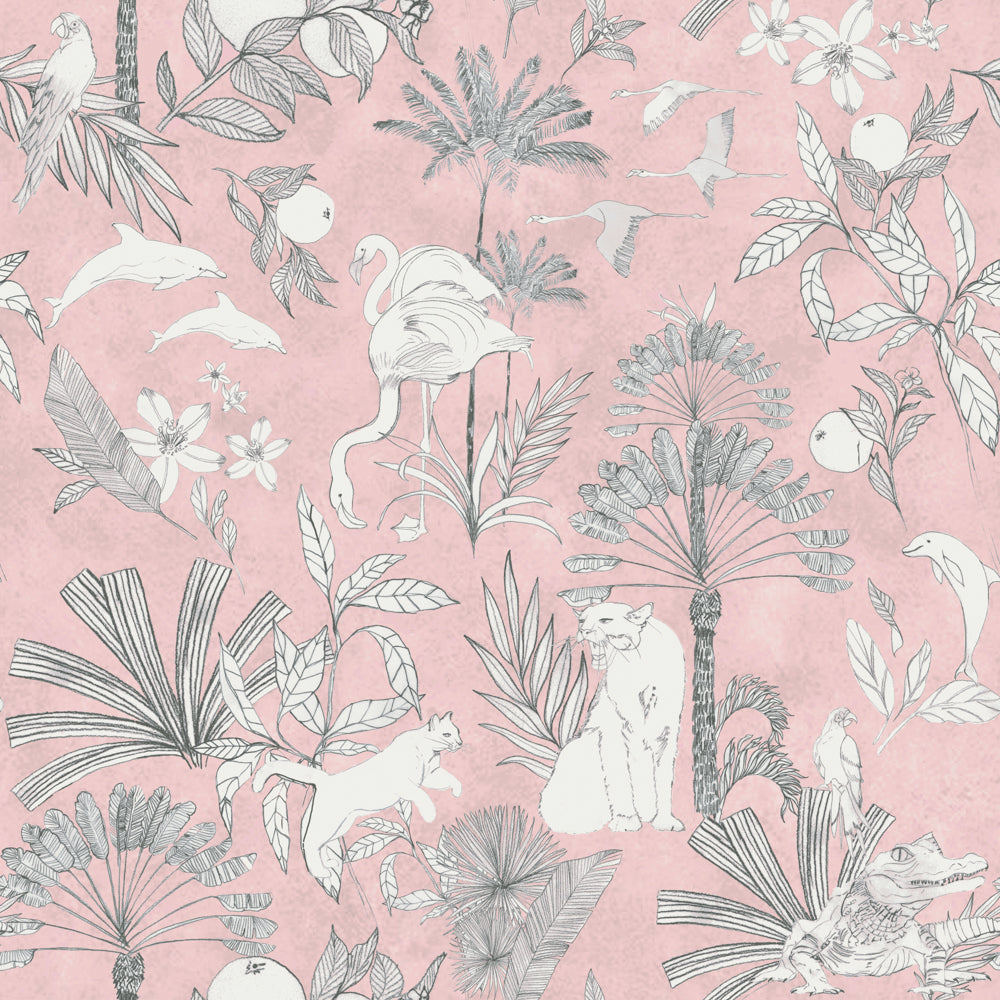 Colony Palm Botanical Duvet Cover Set