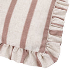 Connie Striped Ruffle Cushion