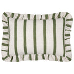 Connie Striped Ruffle Cushion
