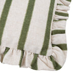 Connie Striped Ruffle Cushion