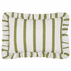 Connie Striped Ruffle Cushion