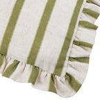 Connie Striped Ruffle Cushion
