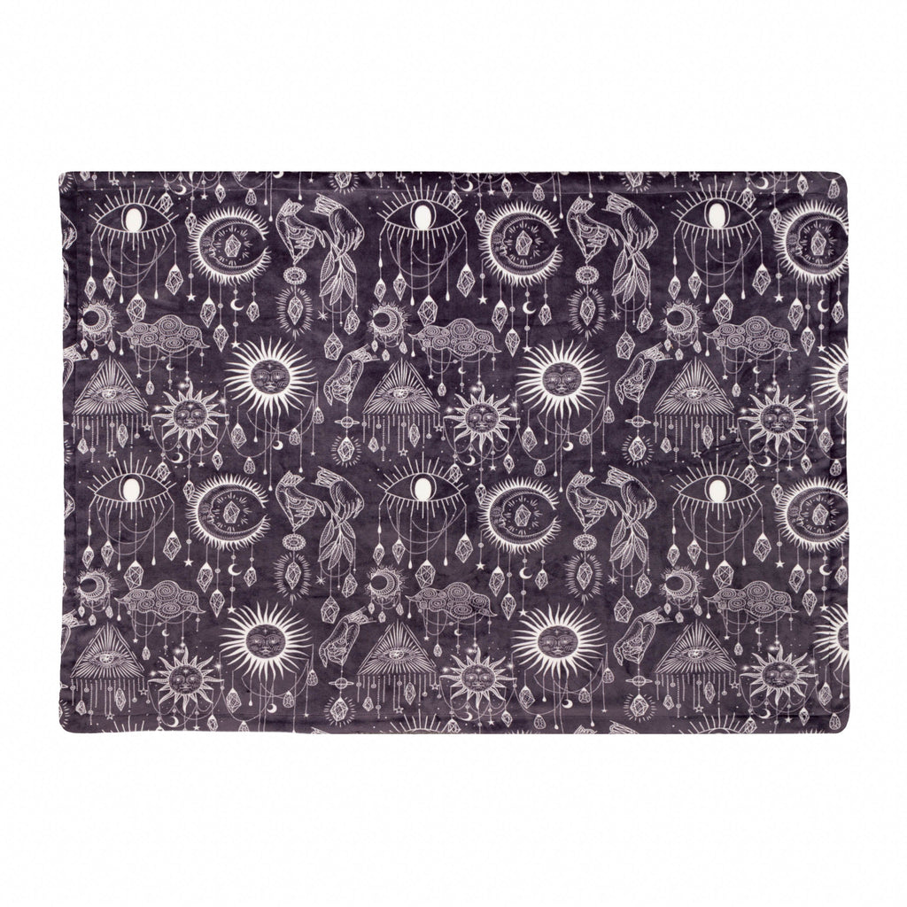 Constellation Printed Sherpa Fleece Throw