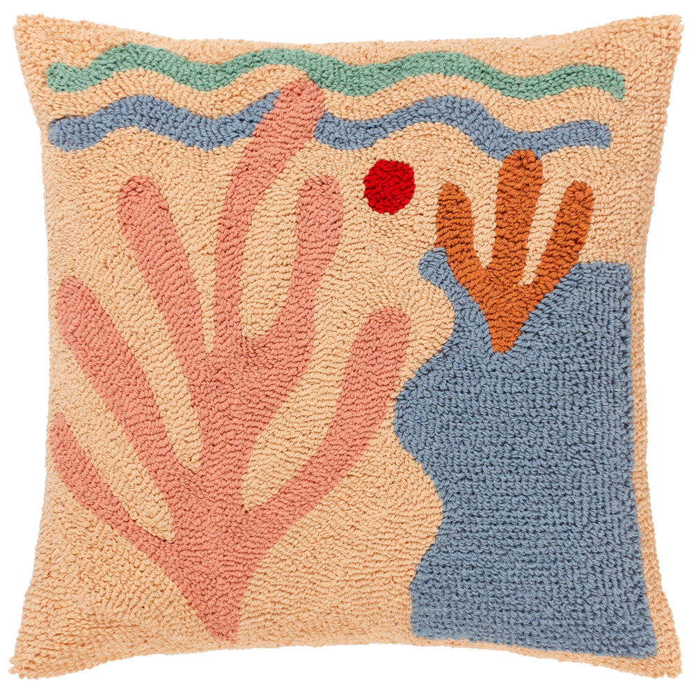Corals Knitted Cushion