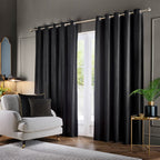 Corinthian Velvet Eyelet Curtains