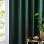 Corinthian Velvet Eyelet Curtains