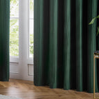 Corinthian Velvet Eyelet Curtains