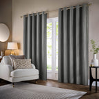 Corinthian Velvet Eyelet Curtains
