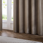Corinthian Velvet Room Darkening Eyelet Curtains