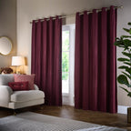 Corinthian Velvet Eyelet Curtains