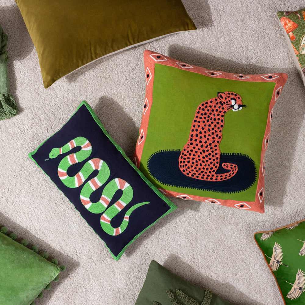 Coral Snake Cushion