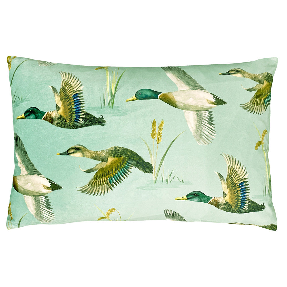 Country Duck Pond Rectangular Cushion