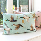 Country Duck Pond Rectangular Cushion
