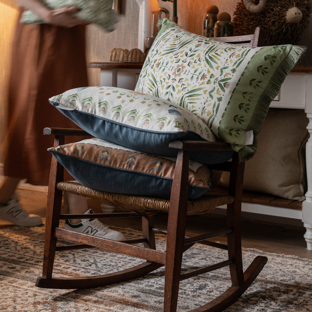 Country Folk Fabric Pattern