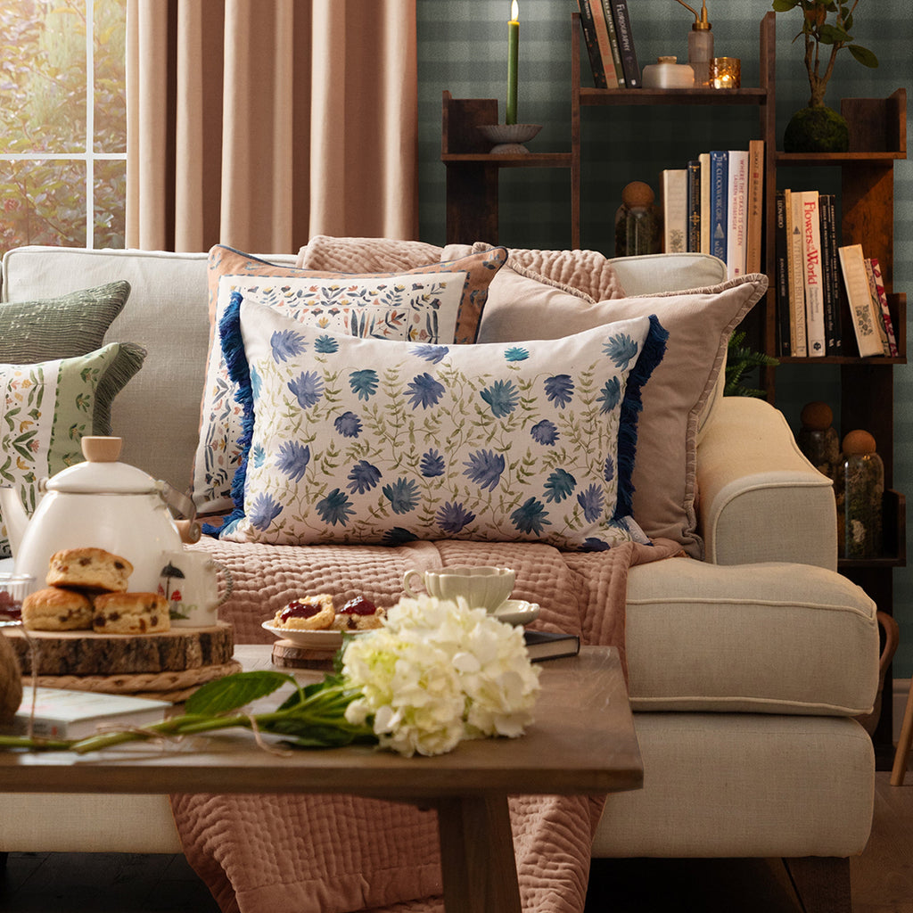 Country Folk Fabric Pattern