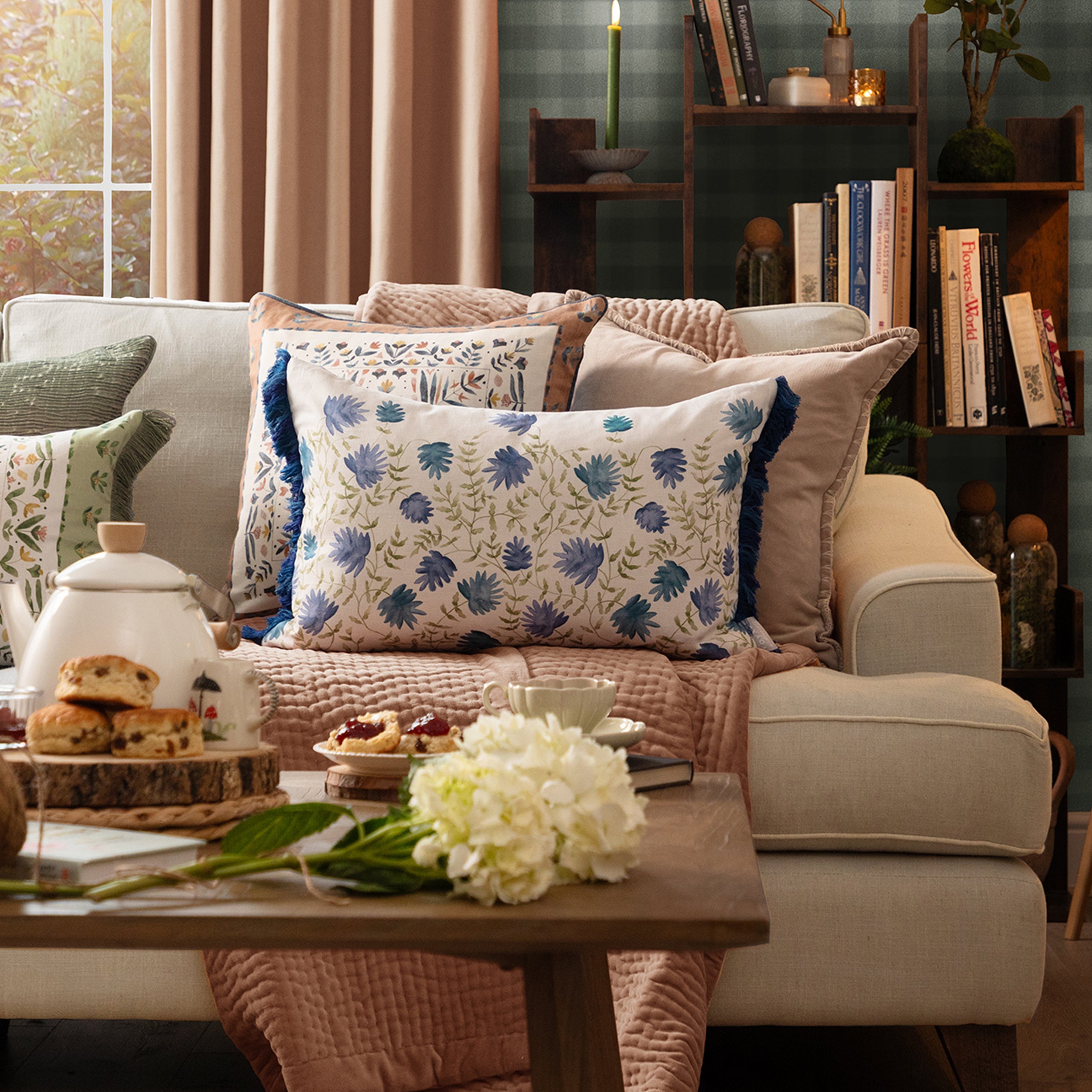 Country Folk Fabric Pattern