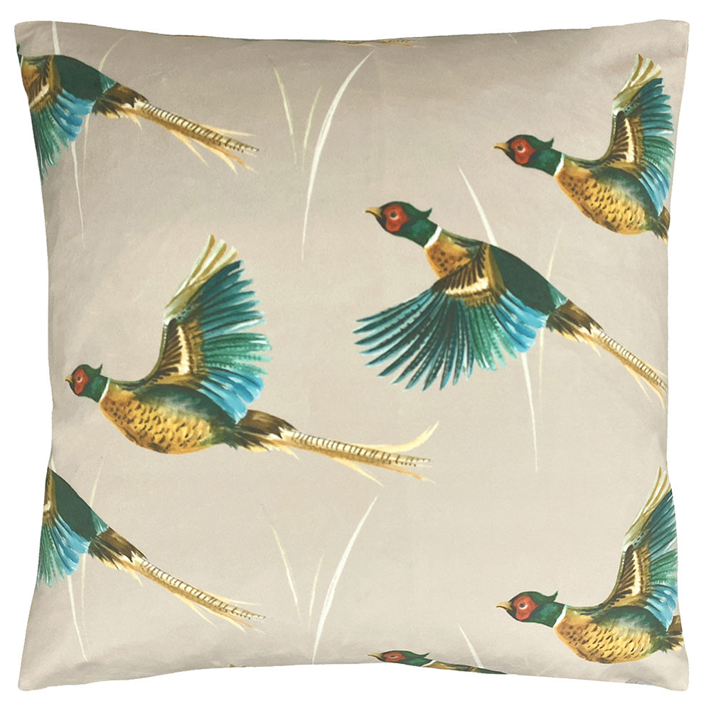 Country Flying Pheasants Cushion