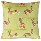 Country Running Hares Cushion