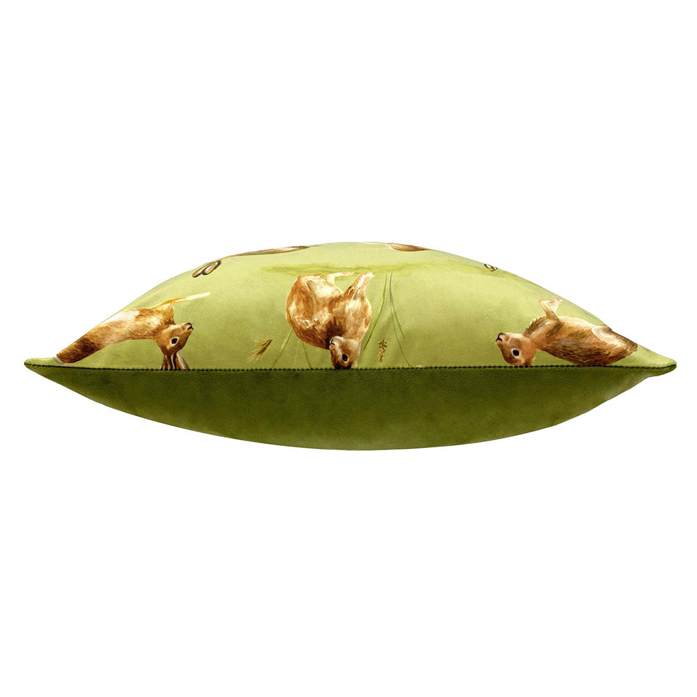 Country Running Hares Cushion