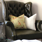 Country Running Hares Cushion