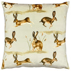 Country Running Hares Cushion