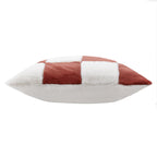 Cozee Check Faux Fur Cushion