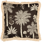 Colonial Palm Fringed Cushion