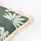 Colonial Palm Fringed Cushion