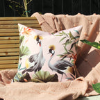 Cranes Outdoor Cushion