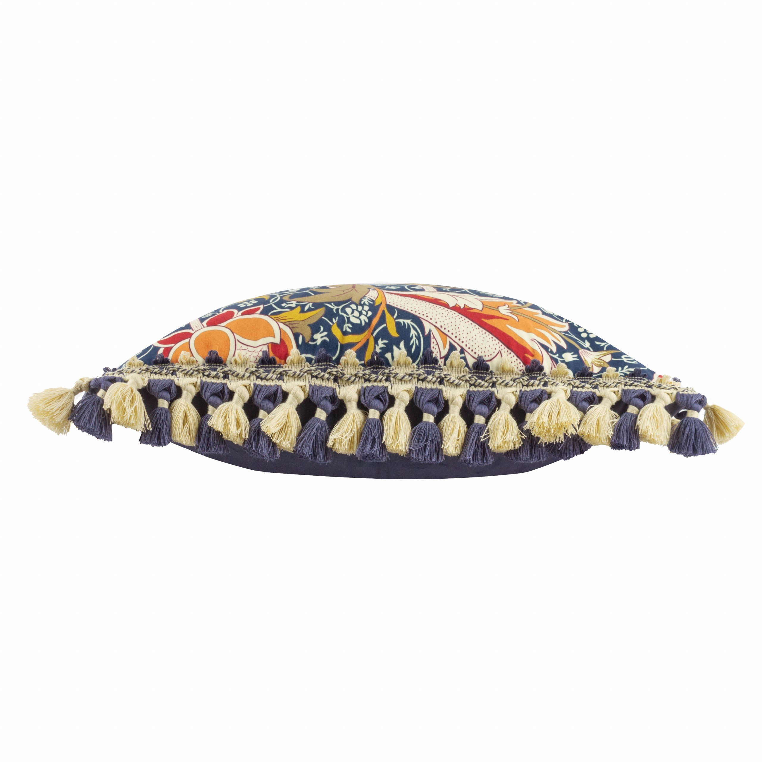 Cray Tasselled Velvet Cushion