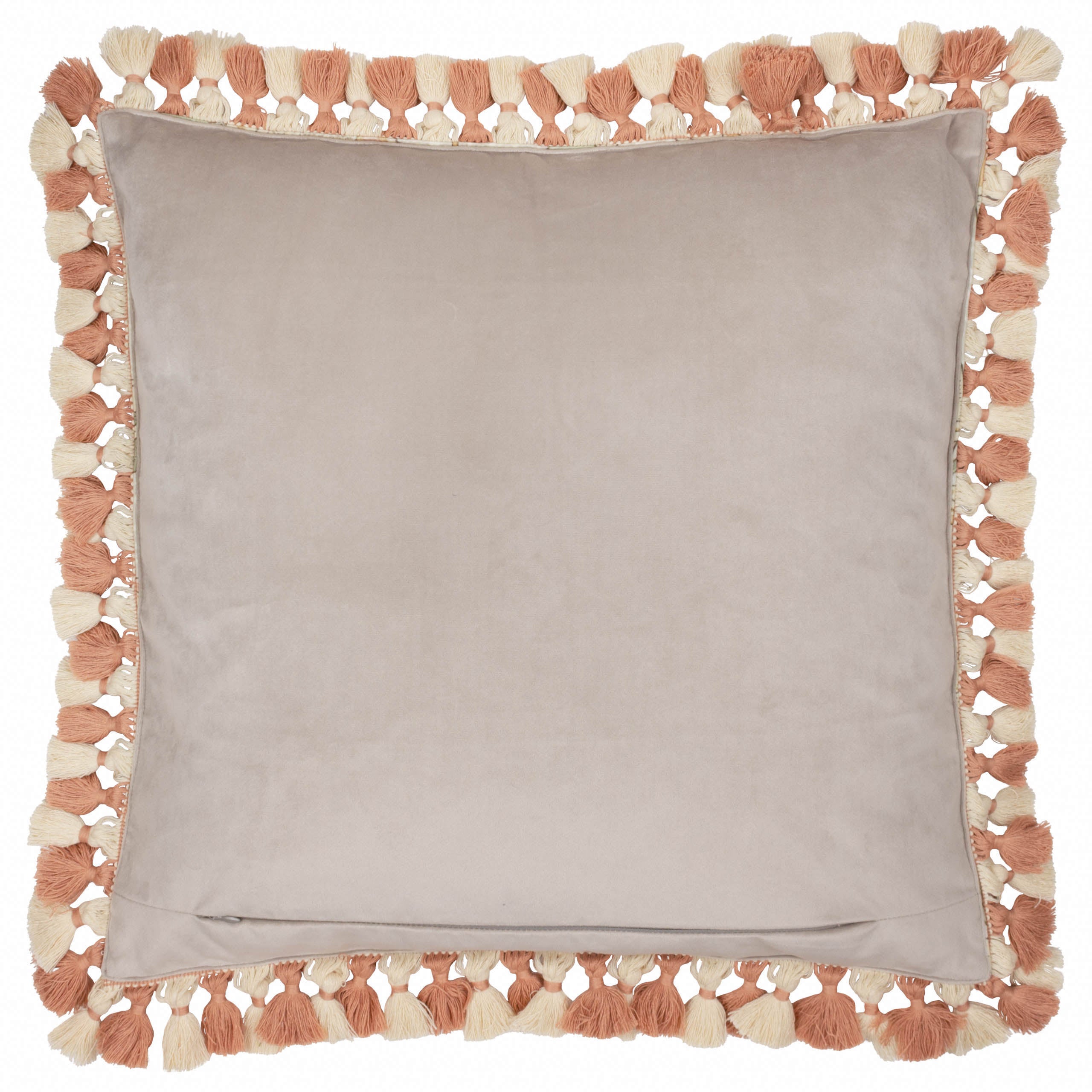 Cray Tasselled Velvet Cushion
