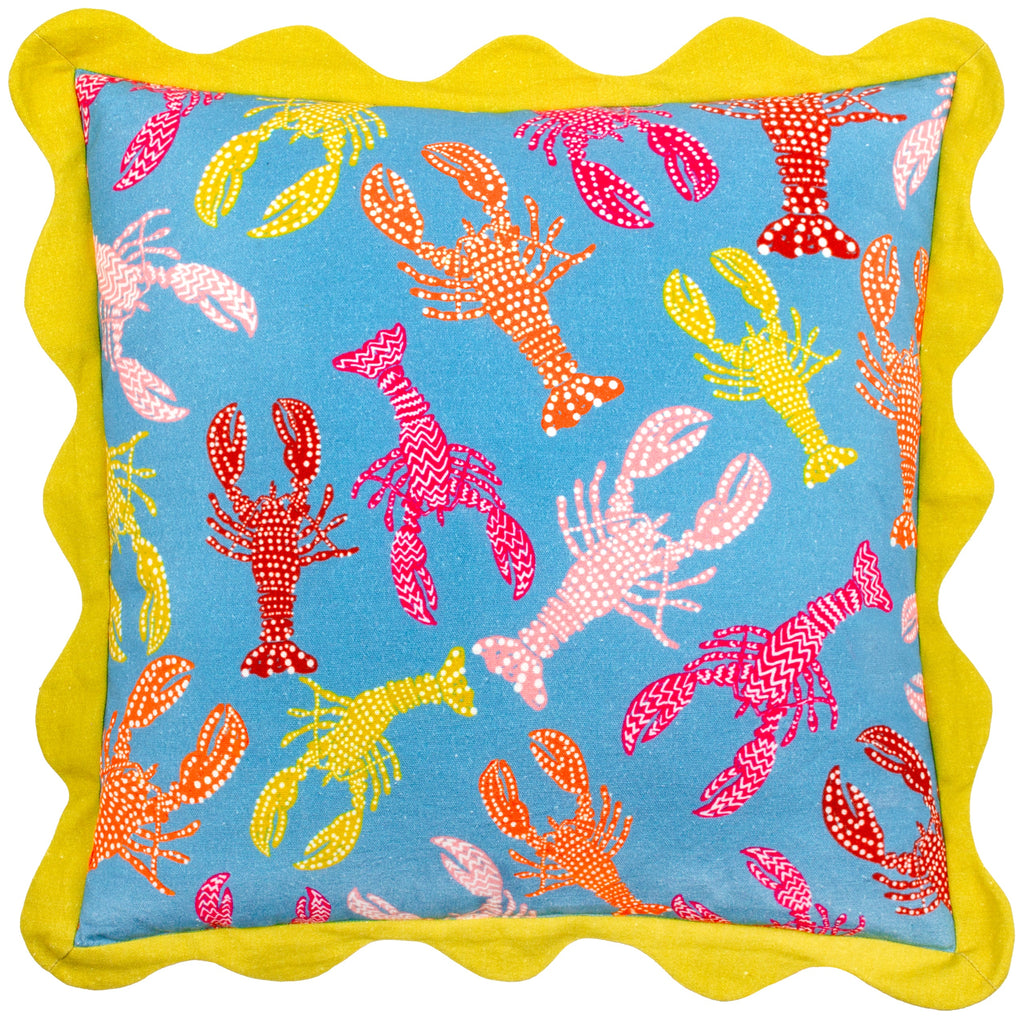 Crustaceans Scalloped Cushion
