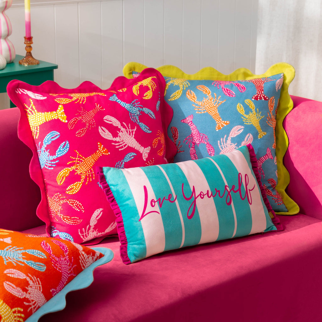 Crustaceans Scalloped Cushion
