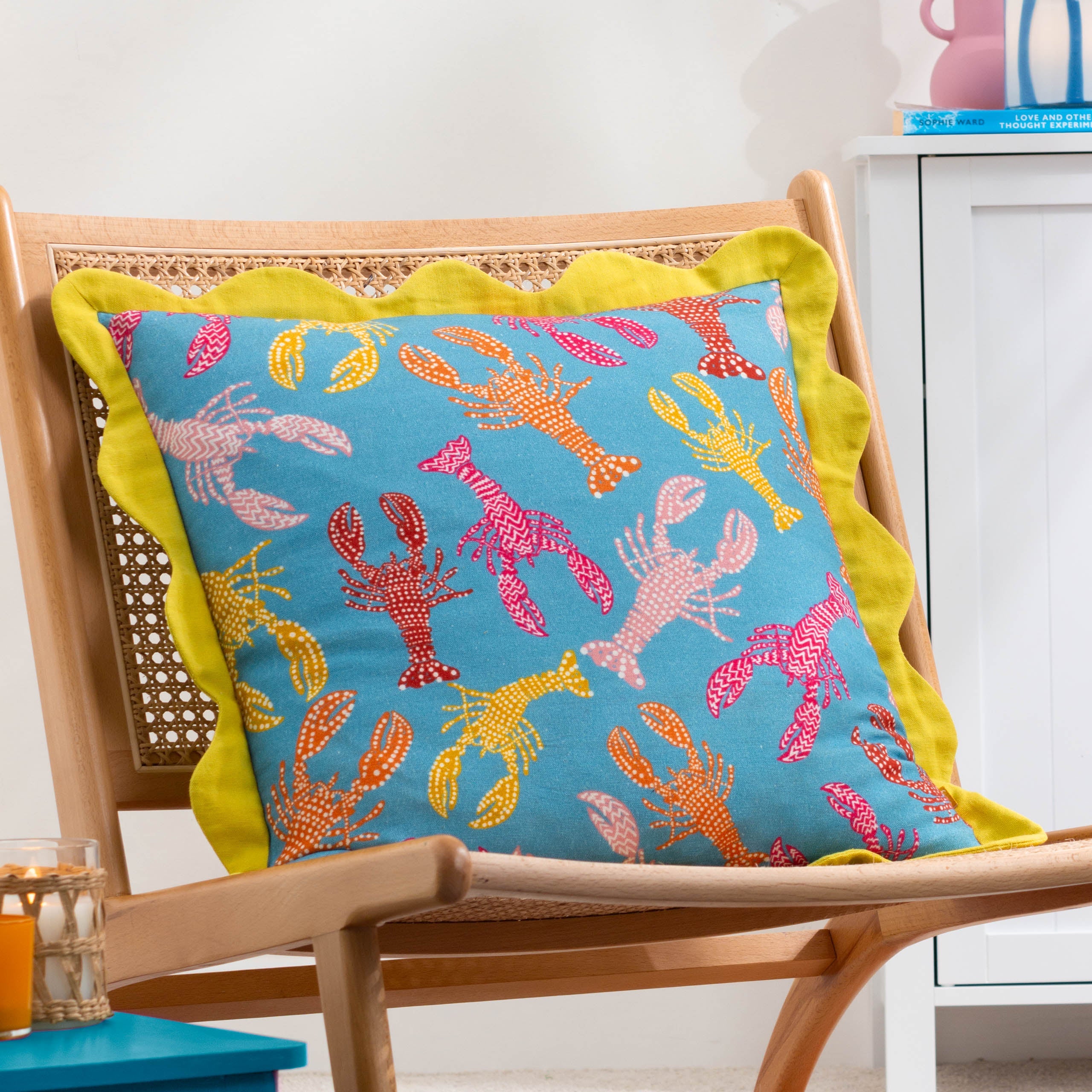 Crustaceans Scalloped Cushion