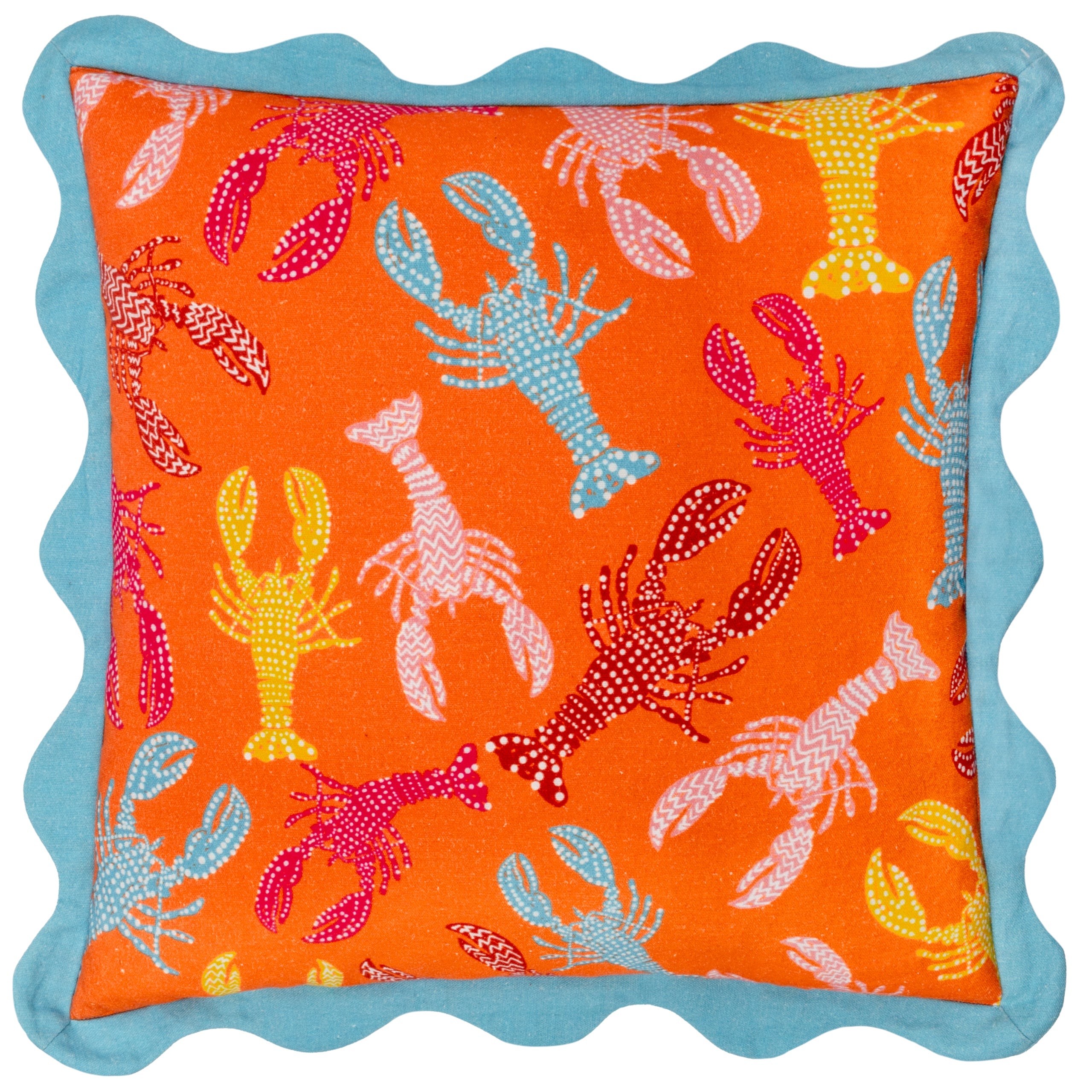 Crustaceans Scalloped Cushion