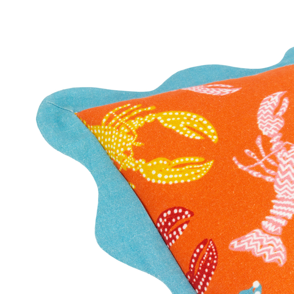 Crustaceans Scalloped Cushion