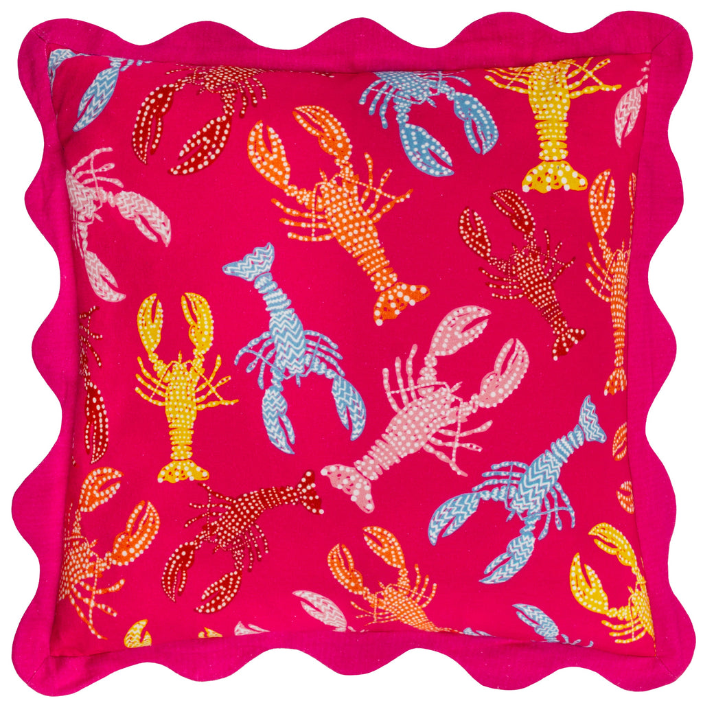 Crustaceans Scalloped Cushion