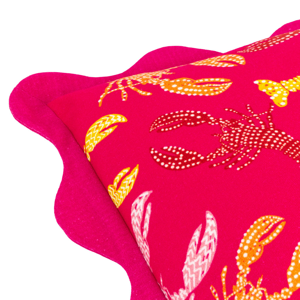 Crustaceans Scalloped Cushion