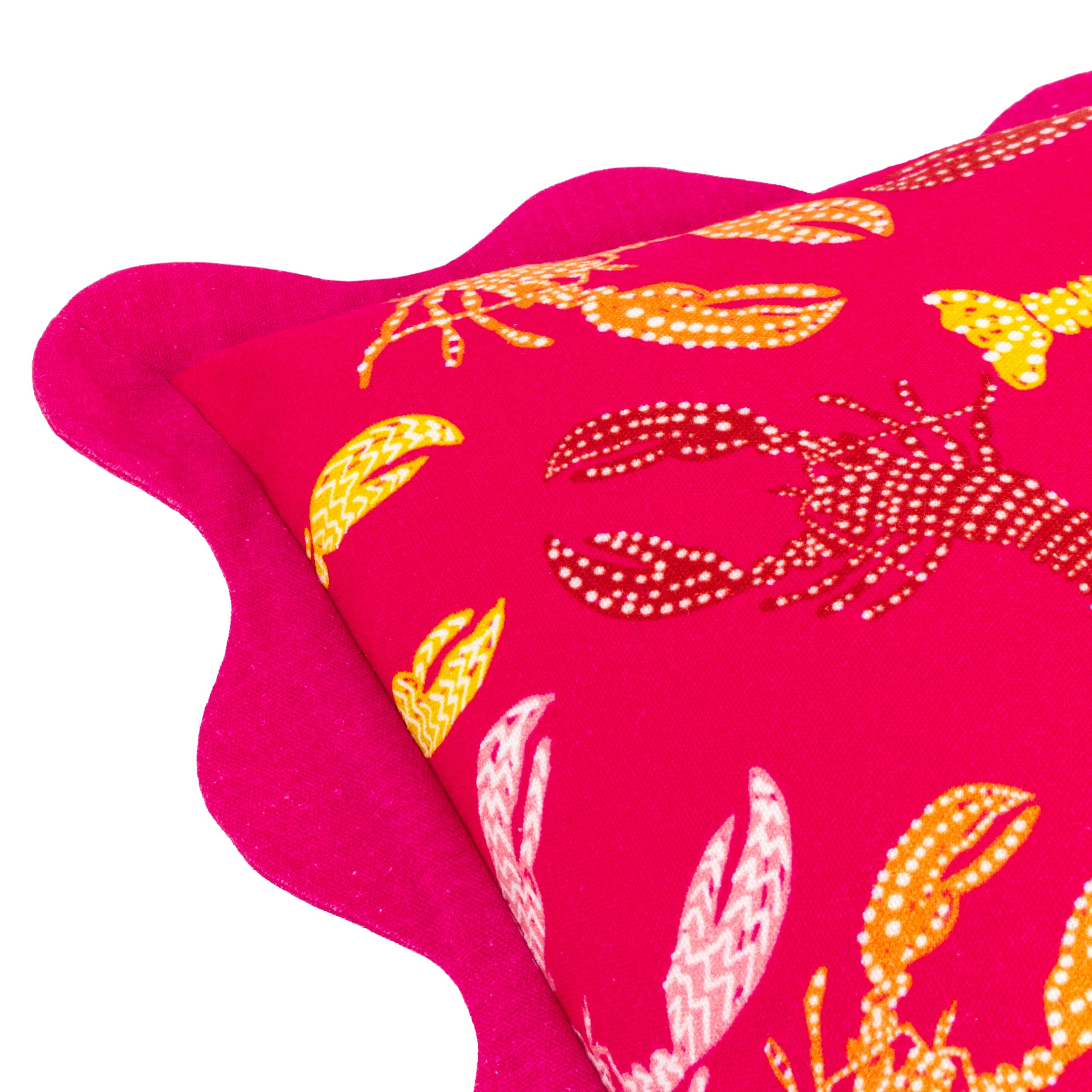 Crustaceans Scalloped Cushion