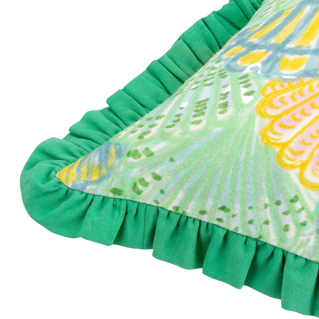 Clam Shells Frilled Cushion