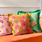 Clam Shells Frilled Cushion