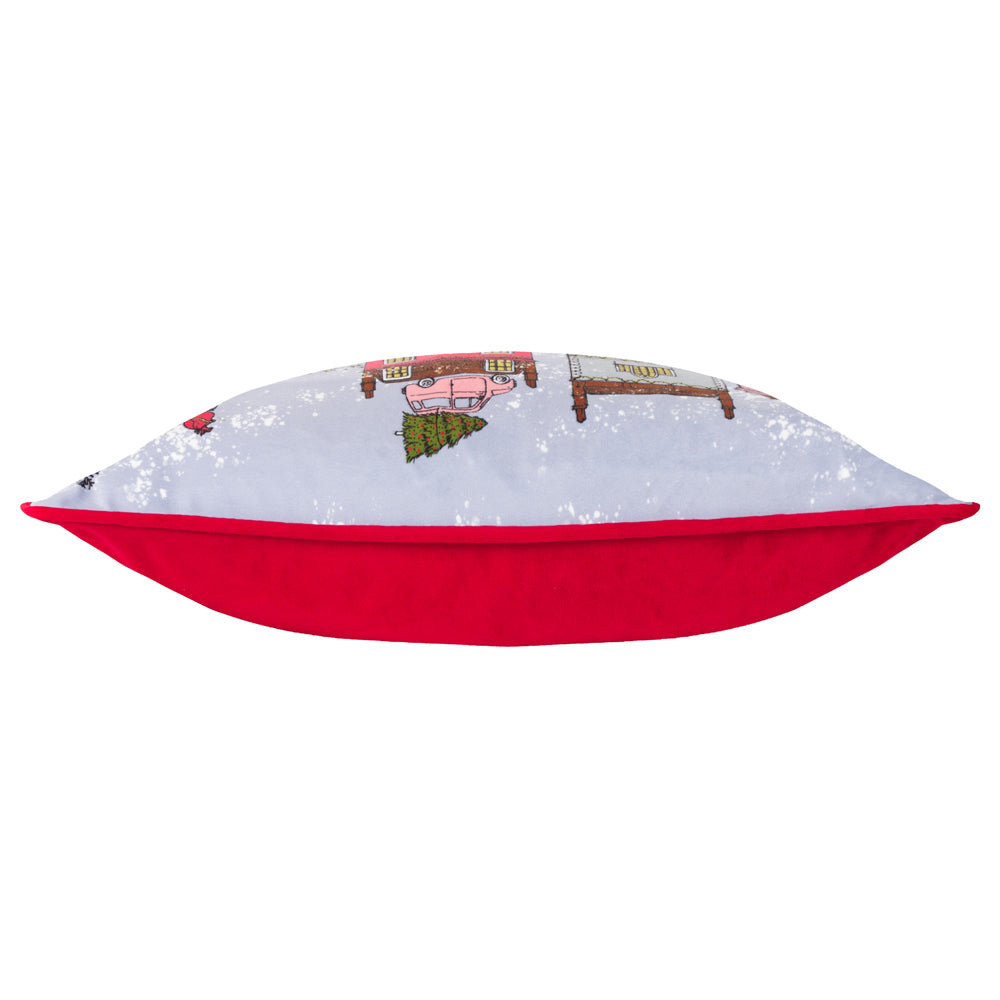 Christmas Spirit Festive Cushion Lilac